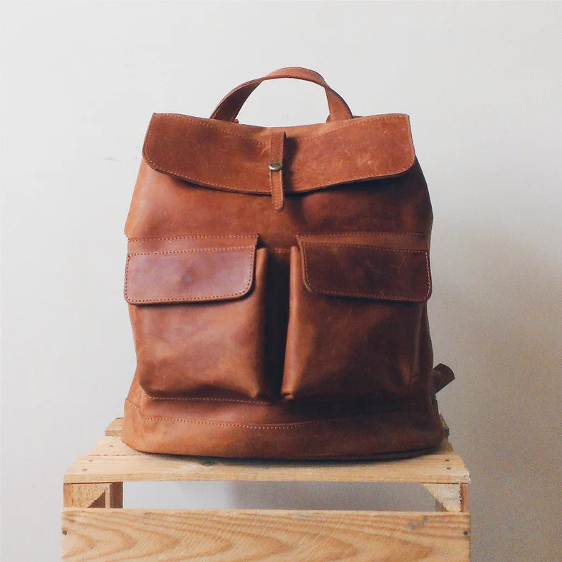 Handcrafted LEATHER BACKPACK