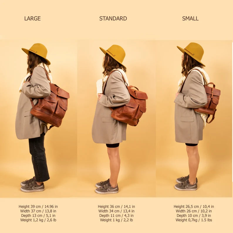 Handcrafted LEATHER BACKPACK